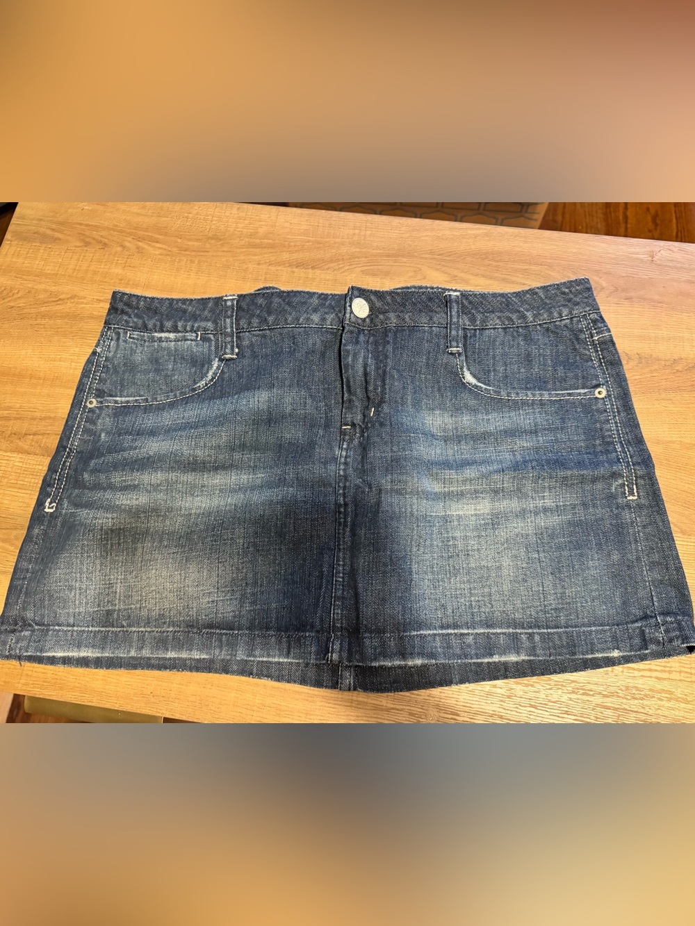 American Eagle Outfitters Men's Faded Blue Slim Jeans